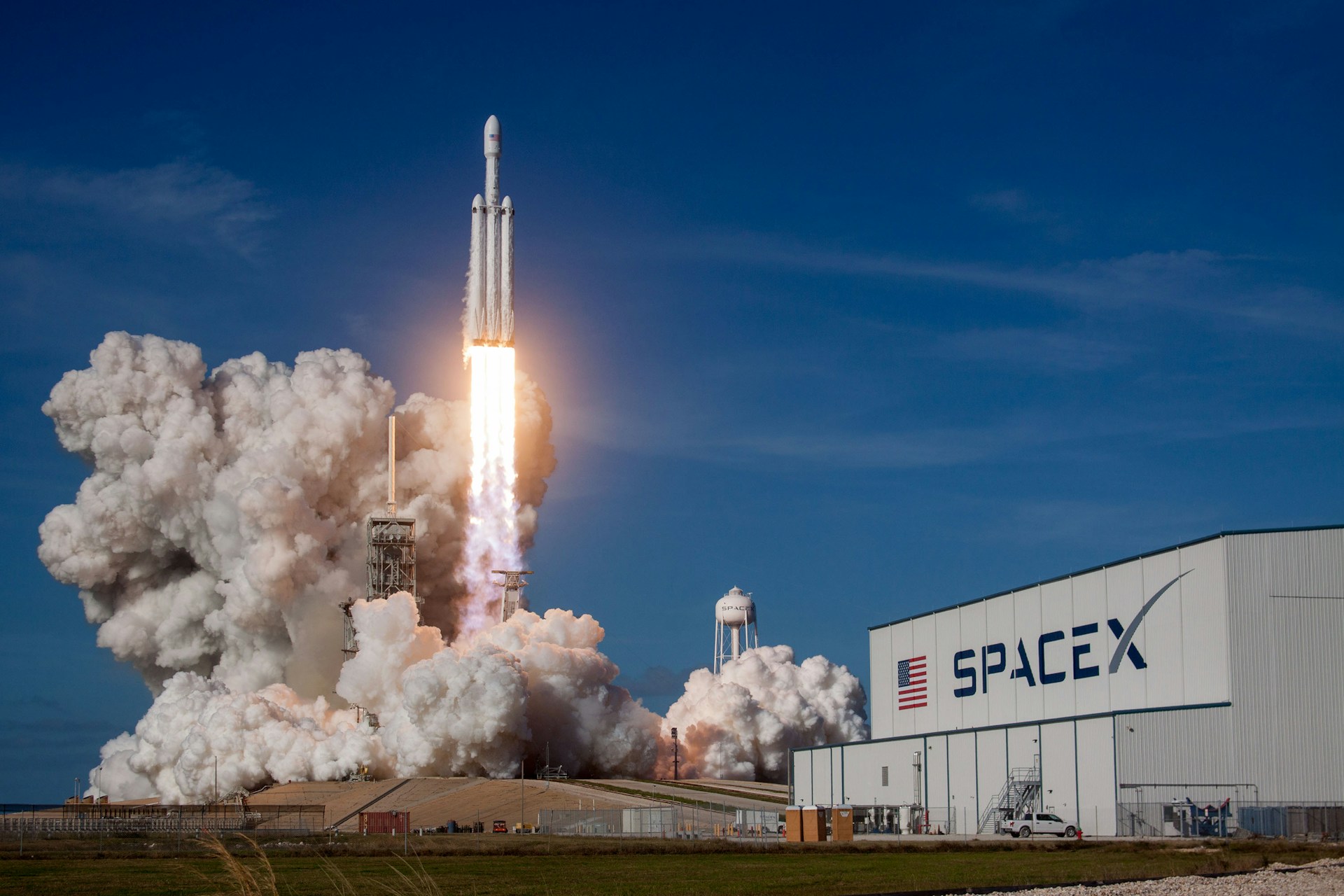 Daytime rocket launch