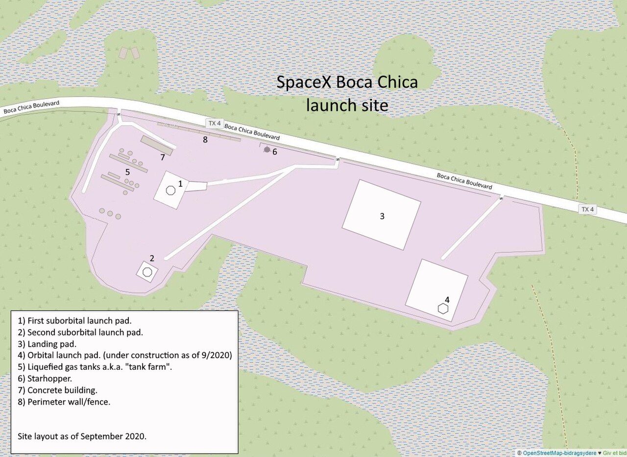 Boca Chica launch site